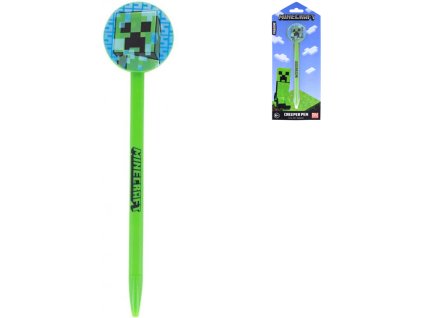 Pero Minecraft Creeper Pen dětská propiska plast na kartě