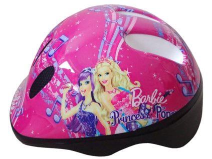 BROTHER Helma cyklistická pro inline bruslení vel.S dětská holčičí Barbie
