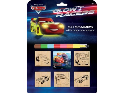 JIRI MODELS Razítka 5+1 s pop-up voskovou Auta (Cars)