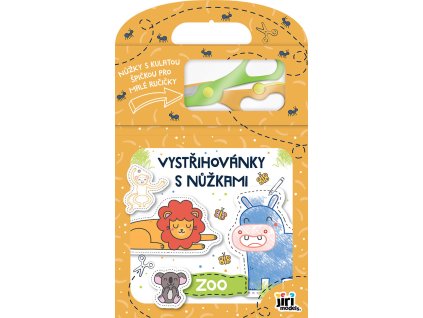 JIRI MODELS Vystřihovánky s nůžkami Zvířátka ZOO sešit s aktivitami