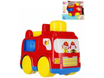 BAM BAM Baby auto požární vozidlo malý hasič zpětný chod plast