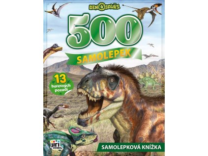 JIRI MODELS Velká samolepková knížka 500 samolepek Dinosauři