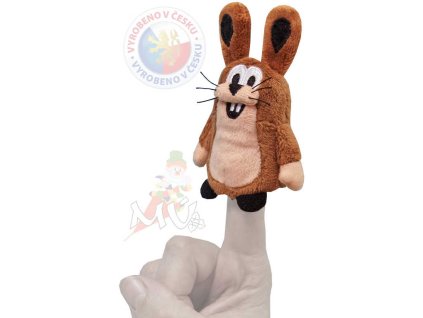 MORAVSKÁ ÚSTŘEDNA Maňásek prstový Zajíc 10 cm