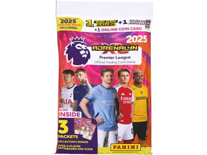 PANINI PREMIER LEAGUE 2025 Sběratelské karty Adrenalyn XL Starter Set