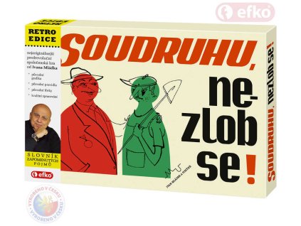 EFKO Hra retro Soudruhu nezlob se! původní vzhled *SPOLEČENSKÉ HRY*