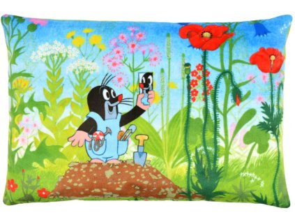 MORAVSKÁ ÚSTŘEDNA Polštář Krtek a kalhotky (Krteček) 32x21x5cm PLYŠ