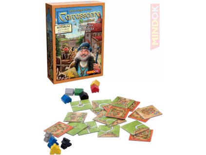 MINDOK HRA Carcassonne rozšíření 5 Opatstvi a starosta *SPOLEČENSKÉ HRY*