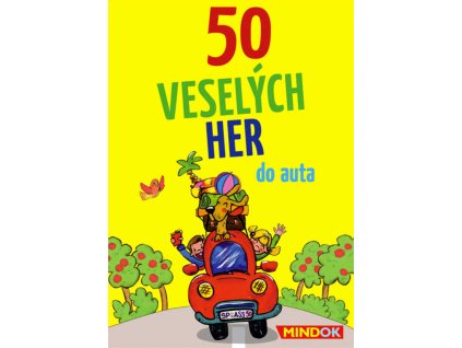 MINDOK HRA 50 Veselých her do auta *SPOLEČENSKÉ HRY*