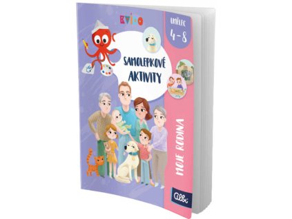 ALBI Kvído Samolepkové aktivity: Moje rodina kreativní sešit