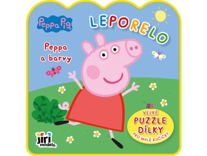 JIRI MODELS Moje první leporelo Peppa Pig Peppa a barvy + 5 pěnových dílků