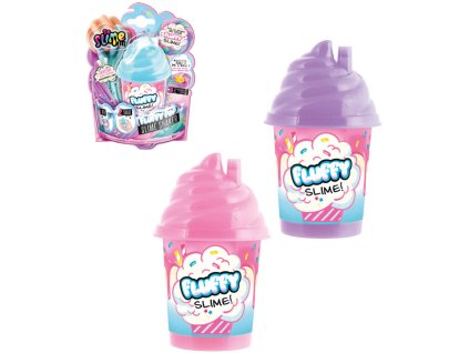 EP line So Slime Fluffy výroba slizu set kelímek s figurkou a doplňky 3 druhy
