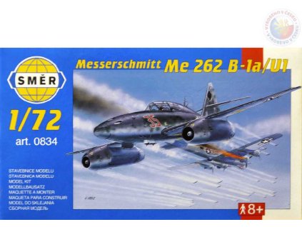 SMĚR Model letadlo Messerschmitt Me 262  1:72 (stavebnice letadla)