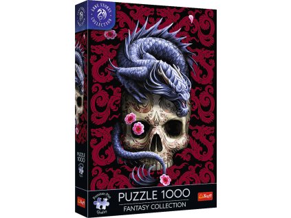 TREFL PUZZLE Fantasy Collection Orientální drak 48x68cm skládačka 1000 dílků