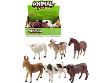 Zvířátka domácí farma 12cm různé druhy plast
