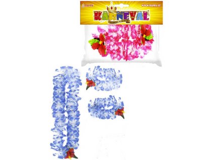 KARNEVAL Sada Hawaii náhrdelník + 2 náramky 2 barvy KARNEVALOVÝ DOPLNĚK