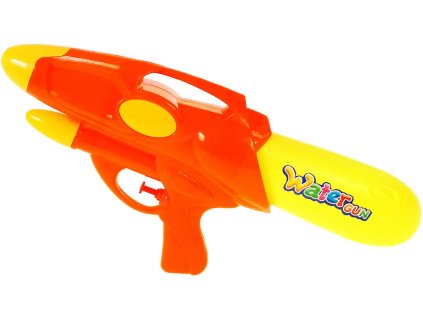 Pistole vodní stříkací 35cm se zásobníkem na vodu plastová 3 barvy