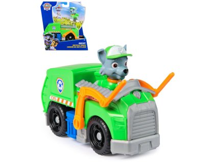 SPIN MASTER Tlapková Patrola herní set základní vozidlo + figurka Rocky