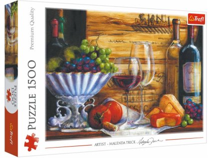 TREFL PUZZLE Obraz Na vinici 85x58cm skládačka 1500 dílků