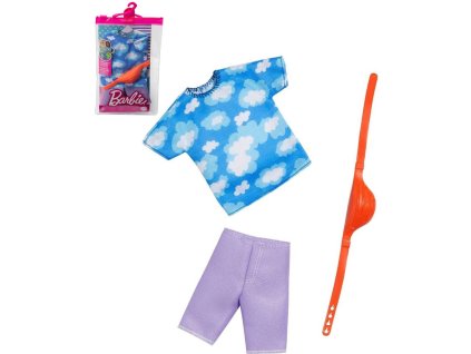 MATTEL BRB Barbie sada oblečení pro Kena kraťasy ledvinka košile