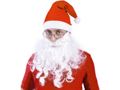 KARNEVAL Vousy Santa pro dospělé KARNEVALOVÝ DOPLNĚK