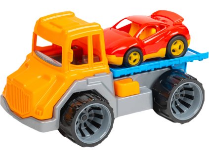 Auto odtahová služba set s autíčkem s funkcemi na písek plast