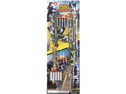 Army dětský set vojenská zbraň 2ks s terči a soft pěnovými náboji