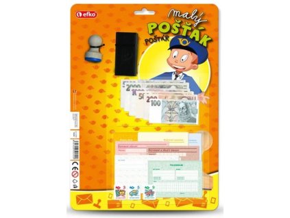 EFKO MALÝ POŠŤÁK na kartě *DĚTSKÉ PROFESE*