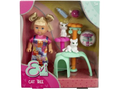 SIMBA Panenka Evička herní set se škrabadlem pro kočky
