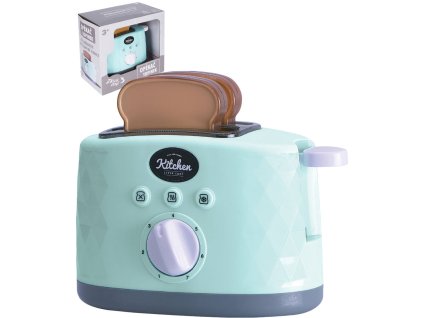 Topinkovač dětský toustovač set se 2 tousty mechanická funkce plast