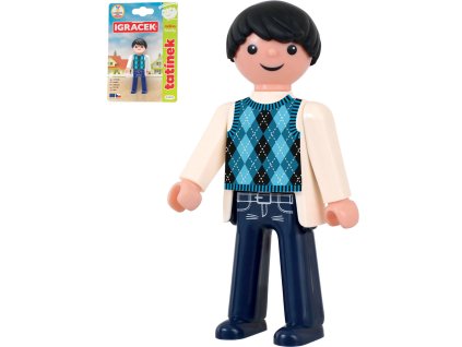 EFKO IGRÁČEK Tatínek rodina figurka kloubová na kartě