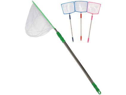 Síťka na hmyz / podběrák dětský teleskopický malý entomolog 4 barvy