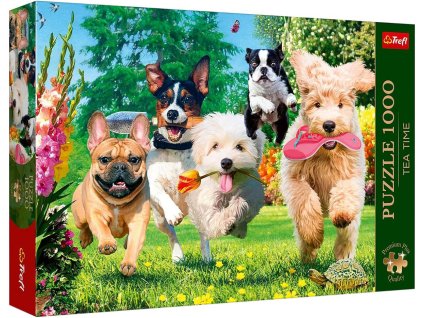 TREFL PUZZLE PREMIUM Čas na čaj Potíže na obzoru 68x48cm 1000 dílků