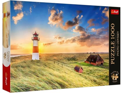 TREFL PUZZLE PREMIUM Photo Odyssey Maják List-Ost 68x48cm 1000 dílků