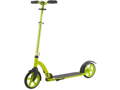 CRIVIT Koloběžka Big Wheel 8" limetková skládací hliníkový rám