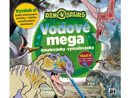 JIRI MODELS Mega omalovánky vodové Dinosauři