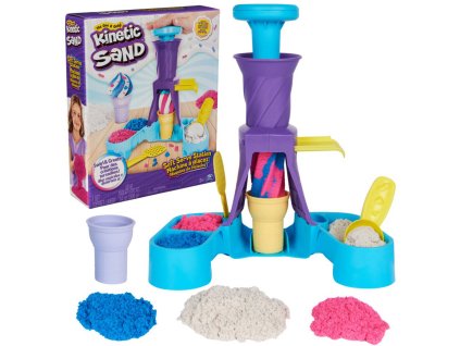 SPIN MASTER Kinetic Sand zmrzlinárna kreativní set tekutý písek s nástroji