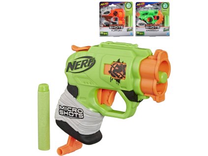 HASBRO NERF Microshots Zombie Strike set blaster + 2 šipky 3 druhy