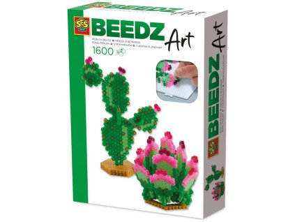 SES CREATIVE Beedz zažehlovací 3D korálky Art kaktus 1600ks