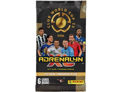 PANINI FIFA Club World Cup 2025 sběratelské karty 6ks Adrenalyn XL booster