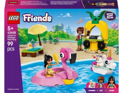 LEGO FRIENDS Zábava u bazénu 42658 STAVEBNICE
