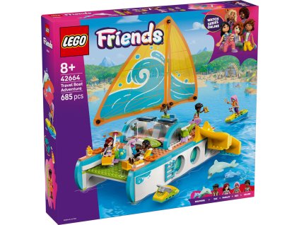 LEGO FRIENDS Dobrodružství na jachtě 42664 STAVEBNICE