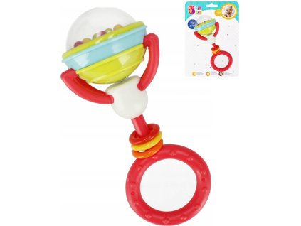 BAM BAM Baby chrastítko lízátko hrkávka pro miminko plast