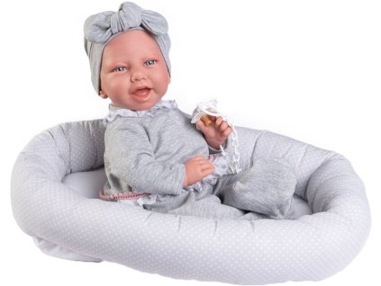 ANTONIO JUAN Panenka miminko holčička Carla 42cm realistická vinyl/textil