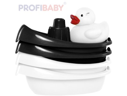 PROFIBABY Baby set lodička 4ks s kačenkou do vody na koupání pro miminko