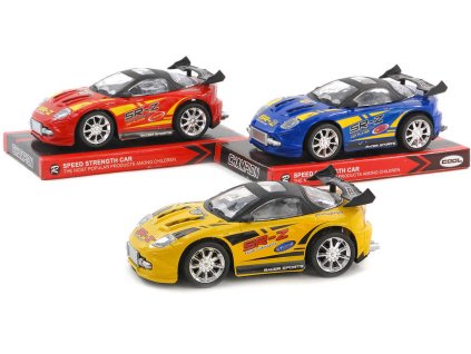 PL Auto sportovní vůz závodnička na setrvačník různé barvy