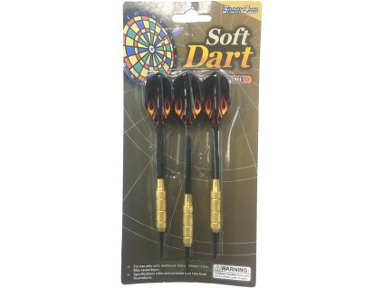 BROTHER Šipky závodní 16g s plastovými hroty set 3ks na kartě