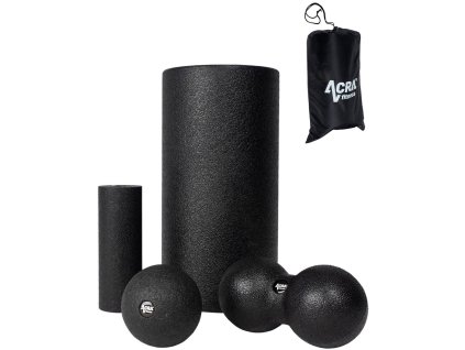 ACRA Masážní fitness pěnový set 4v1 do 150kg
