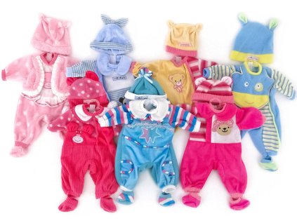 Oblečení s ramínkem pro panenku mininko 40cm obleček 7 druhů