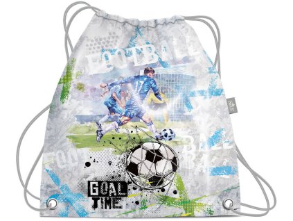 Sáček školní na přezůvky Goal Time stahovací pytel na záda Fotbal