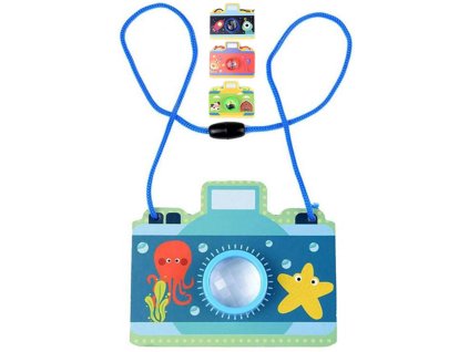 Kaleidoskop dětský krasohled fotoaparát kukátko karton/plast 4 druhy